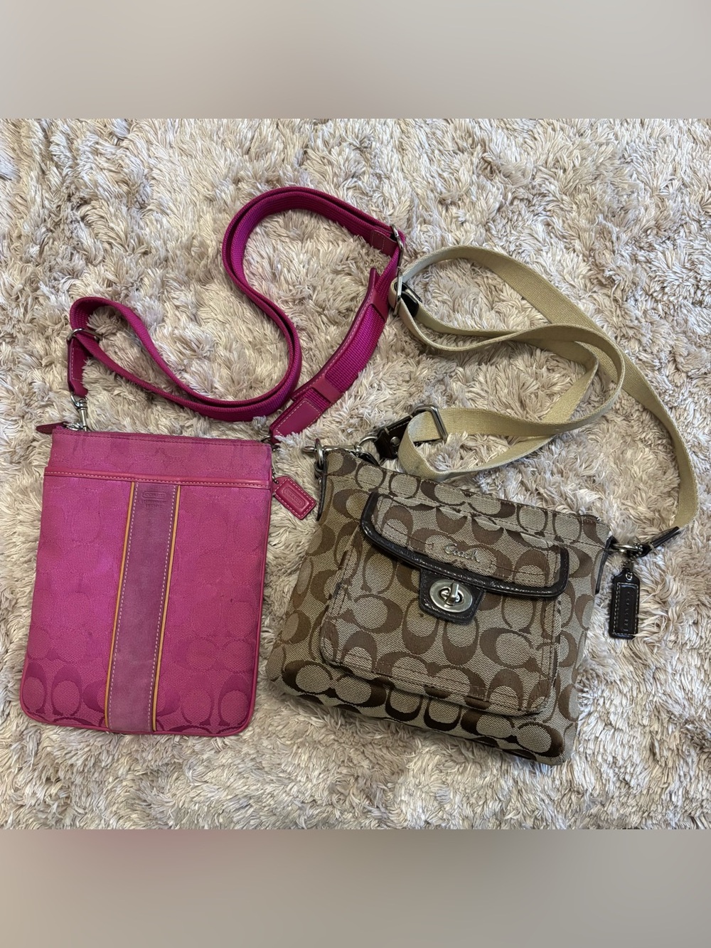 2 crossbody bags